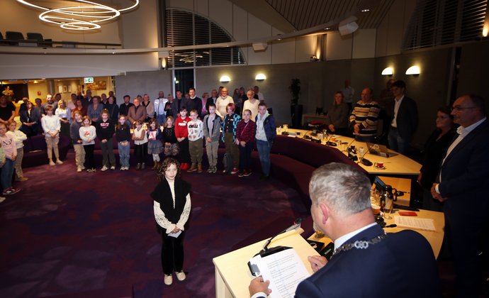 Installatie Evi van Riel als jeugdburgemeester