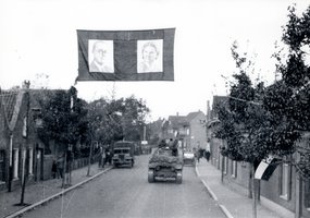 Goirle tijdens de bevrijding in 1944.